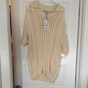 Cream Knit Men’s sweater